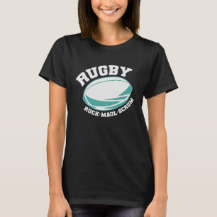 Camiseta Deporte de fútbol Rugby Ruck Maul Scrum