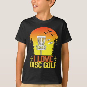 Camiseta Deporte de golf con disco de amor