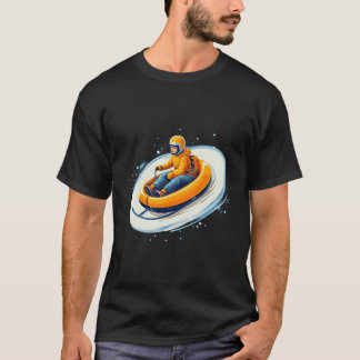 Camiseta Deporte de invierno con trineo para y