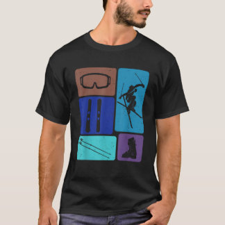 Camiseta Deporte de invierno de aventura de nieve de esquí