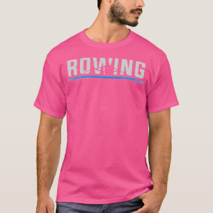 Camiseta deporte de kayak con canoa de remo