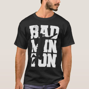 Camiseta Deporte de la raqueta de la insignia