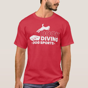 Camiseta Deporte de perro de buceo de muelle 1