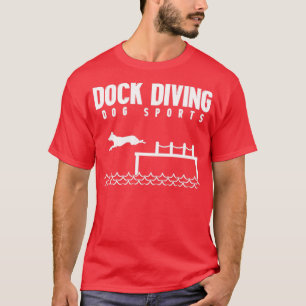 Camiseta Deporte de perro de buceo de muelle 3