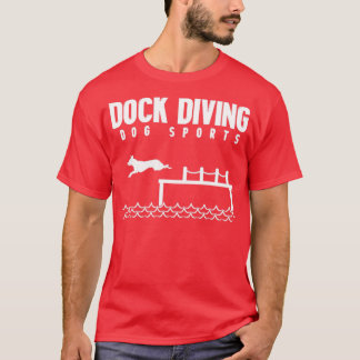 Camiseta Deporte de perro de buceo de muelle 3