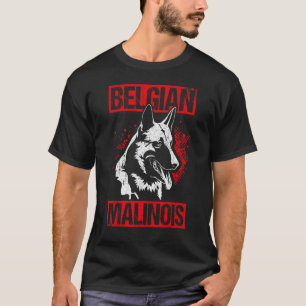 Camiseta Deporte de perro de malinois belga