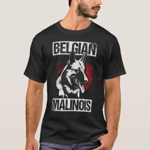 Camiseta Deporte de perros de perro de malinois belga 1