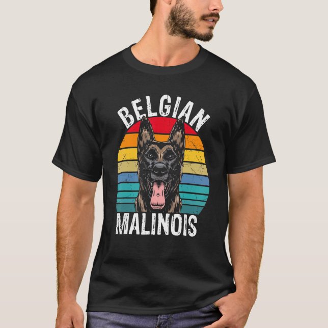 Camiseta Deporte de perros de perro de Malinois de Bélgica (Anverso)