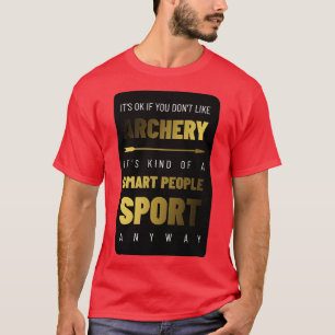 Camiseta Deporte de personas inteligentes con tiro al arco