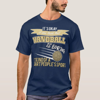 Camiseta Deporte de personas inteligentes de balonmano