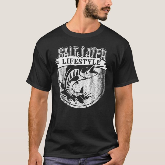 Camiseta Deporte de pescadores pescadores de aguas profunda (Anverso)