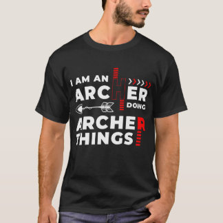 Camiseta Deporte de tiro con arco largo de arquero chico