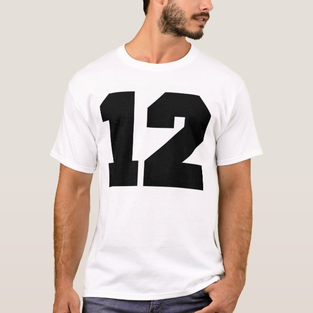 Camiseta Deporte del número 12 (Anverso)