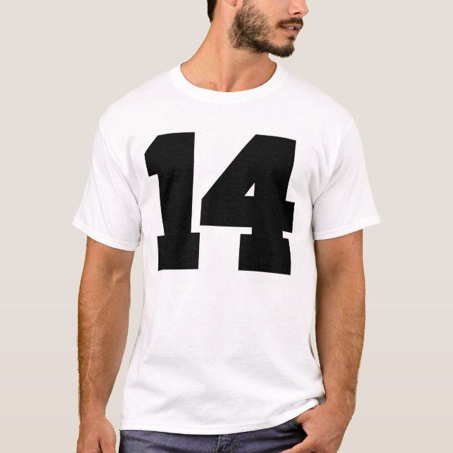 Camiseta Deporte del número 14 (Anverso)
