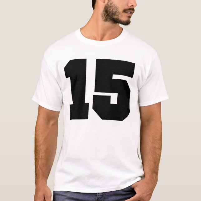 Camiseta Deporte del número 15 (Anverso)