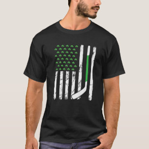 Camiseta Deporte deportivo de hockey sobre la bandera estad