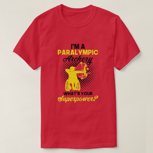 Camiseta Deporte Deportivo Paralímpico Im A Paralímpico (Diseño del anverso)