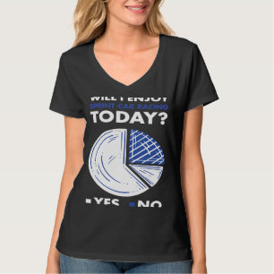 Camiseta Deporte: disfrutaré de la Carreras de Sprint Car