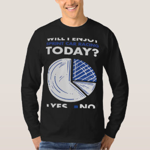 Camiseta Deporte: disfrutaré de la Carreras de Sprint Car