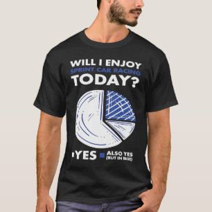 Camiseta Deporte: disfrutaré de la Carreras de Sprint Car