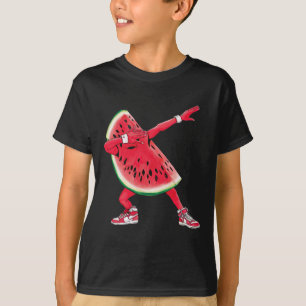 Camiseta Deporte divertido de danza de frutas de la melena 