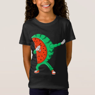 Camiseta Deporte divertido de danza de frutas de la melena