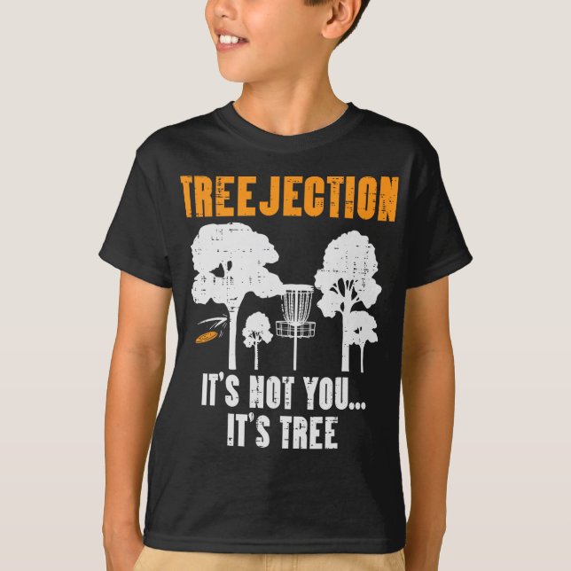 Camiseta Deporte divertido de golf de disco Treejection  (Anverso)