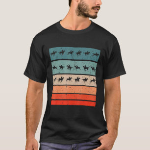 Camiseta Deporte ecuestre caballo carreras de equitación