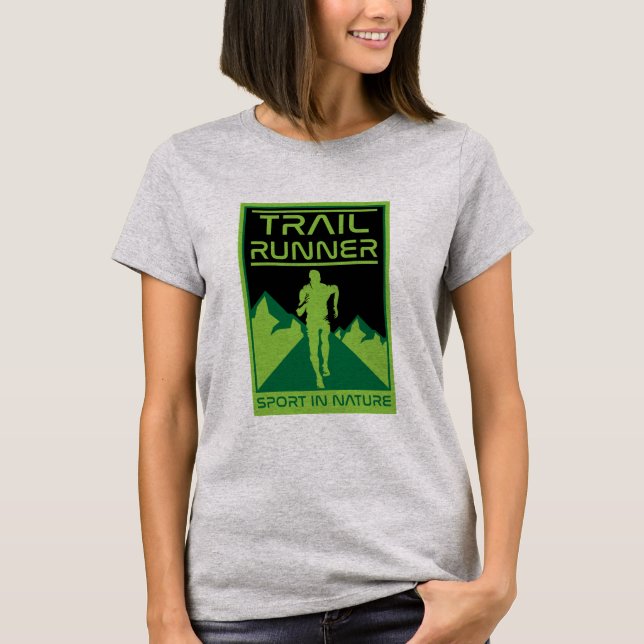Camiseta Deporte en pista en la naturaleza (Anverso)