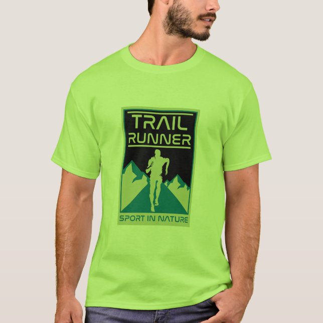 Camiseta Deporte en pista en la naturaleza (Anverso)