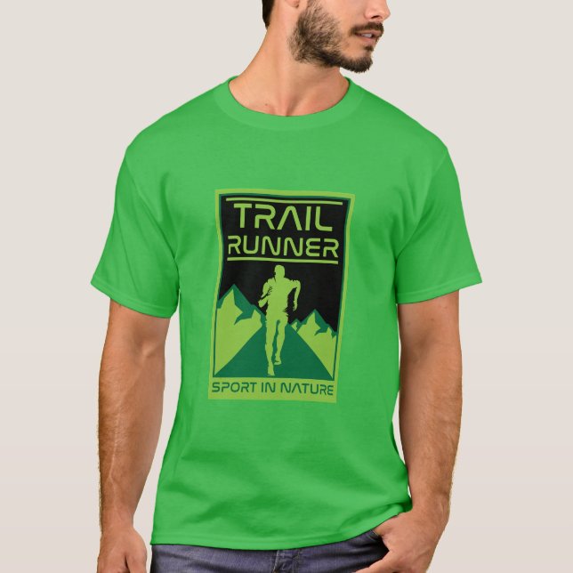 Camiseta Deporte en pista en la naturaleza (Anverso)