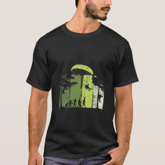 Camiseta Deporte Extremo de Evolución de Paramotor de Parap