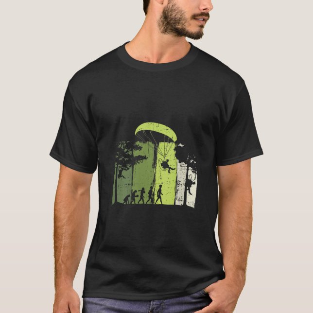 Camiseta Deporte Extremo de Evolución de Paramotor de Parap (Anverso)