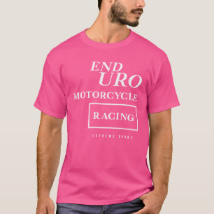 Camiseta Deporte extremo de motociclismo de enduro retro