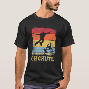 Camiseta Deporte Extremo Paracaidismo Salto en Paracaídas P