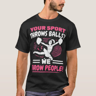 Camiseta Deporte femenino tira bolas nosotros animamos al C