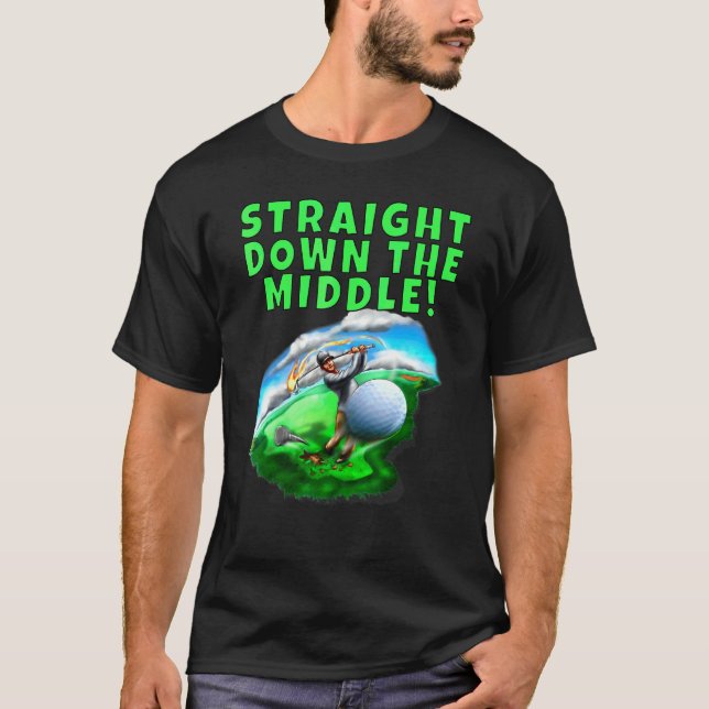 Camiseta Deporte Golf Directamente Por La Gol Del Golfer Me (Anverso)