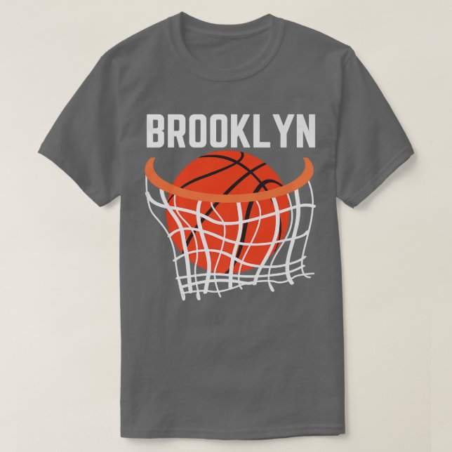 Camiseta Deporte gráfico de la red de baloncesto de nueva y (Diseño del anverso)