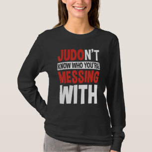 Camiseta Deporte Judo Judoka Atleta Judoka Japonés Marcial