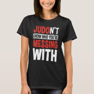 Camiseta Deporte Judo Judoka Atleta Judoka Japonés Marcial