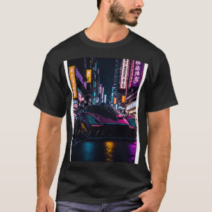 Camiseta Deporte neón oscuro en la ciudad neón japonesa 13