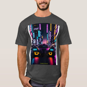 Camiseta Deporte neón oscuro en la ciudad neón japonesa 16