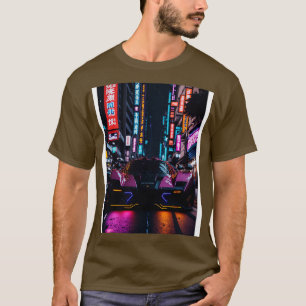 Camiseta Deporte neón oscuro en la ciudad neón japonesa 5