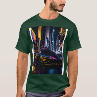 Camiseta Deporte neón oscuro en la ciudad neón japonesa 8