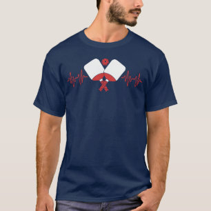 Camiseta Deporte Paddle Ball Pickleball Latido amigo divert