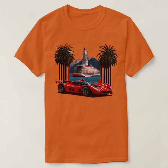 Camiseta Deporte rojo (Diseño del anverso)