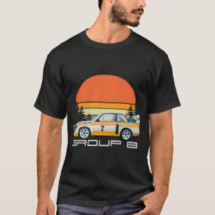 Camiseta Deporte S1 E2 A2 Grupo B Rally Car Stig Blomqvist,