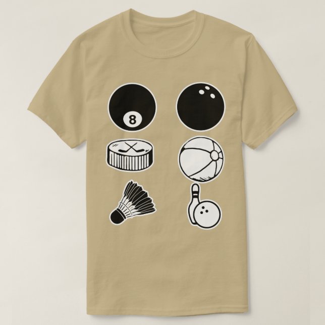 Camiseta Deportes 6 (Diseño del anverso)