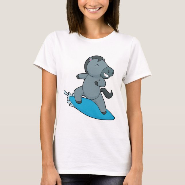 Camiseta Deportes acuáticos de caballos Surfer (Anverso)