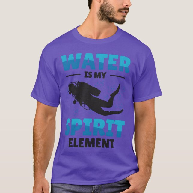 Camiseta Deportes acuáticos de snorkel Espíritu Elemento Bu (Anverso)